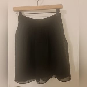 Ann Taylor black mini skirt size 00P
